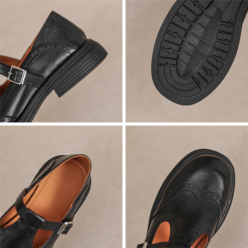 Anna-Berg | Elegant Vegan Leather Mary Jane Sandal for Every Occasion