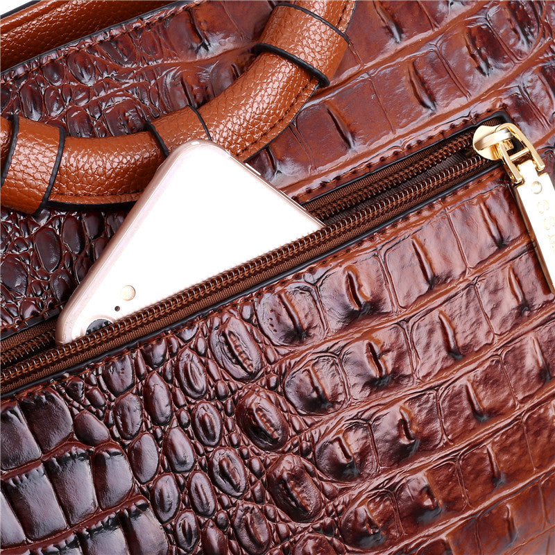 Oriana | Handbag, Crocodile, Retro Gradient