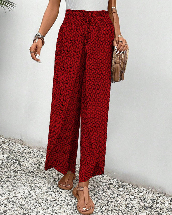 Anna-Berg | Sculpted Relaxed Wide Leg Trousers with a Timeless Finish