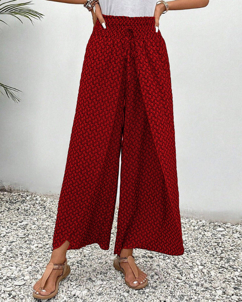 Anna-Berg | Sculpted Relaxed Wide Leg Trousers with a Timeless Finish