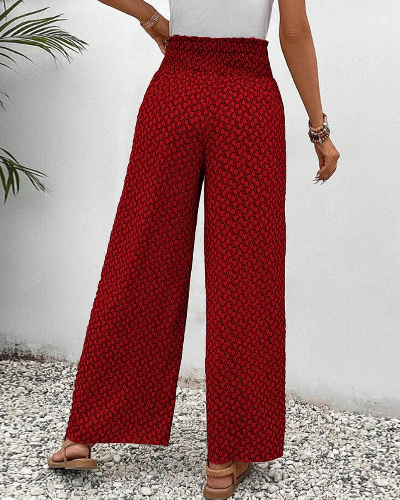 Anna-Berg | Sculpted Relaxed Wide Leg Trousers with a Timeless Finish