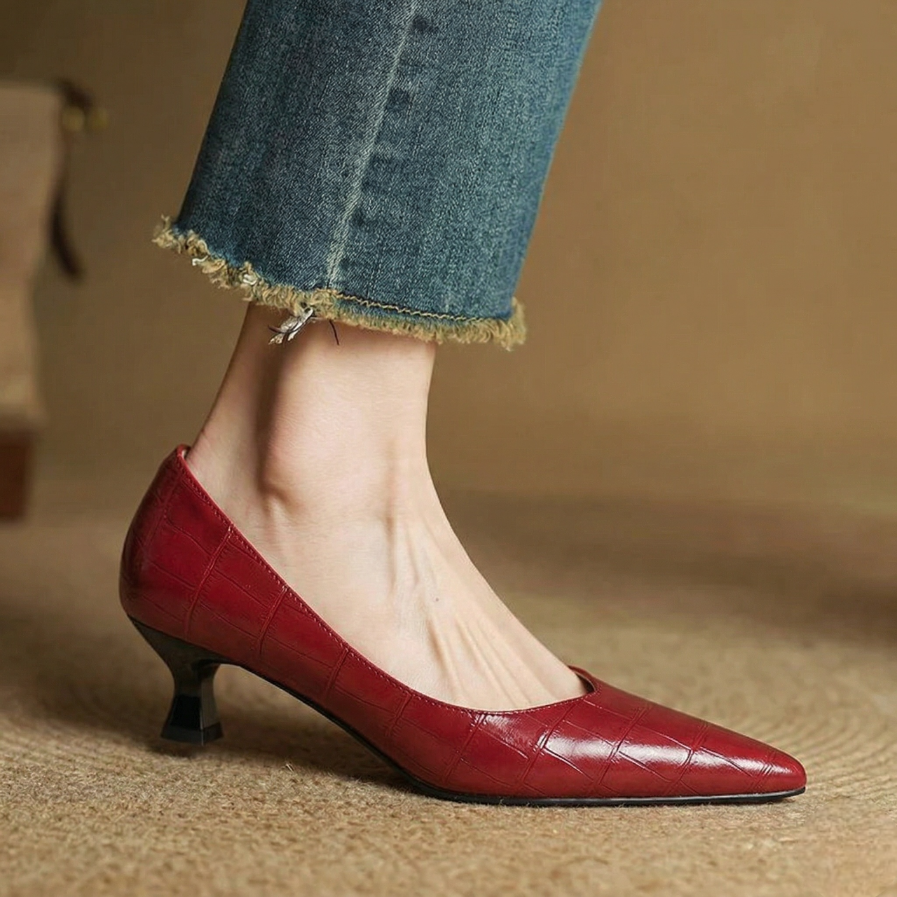 Anna-Berg | Genuine Leather Heels