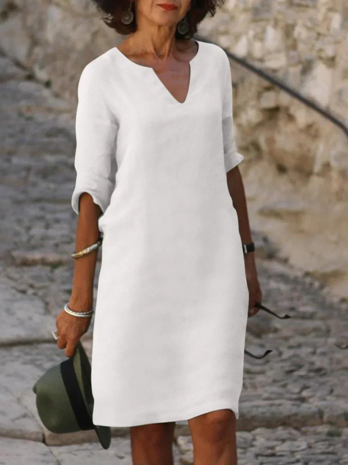 Anna-Berg | Statement Flattering Dress with Graceful Drape