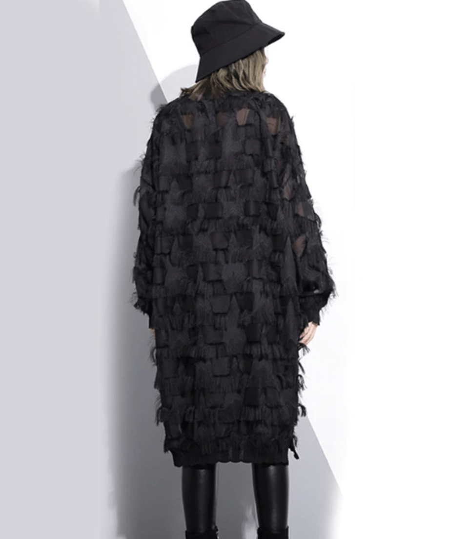 Anna-Berg | Tassel See-Through Dress