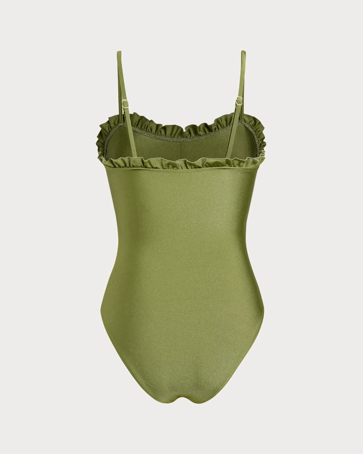 Anna-Berg | Green Ruffle One Piece Swimwear