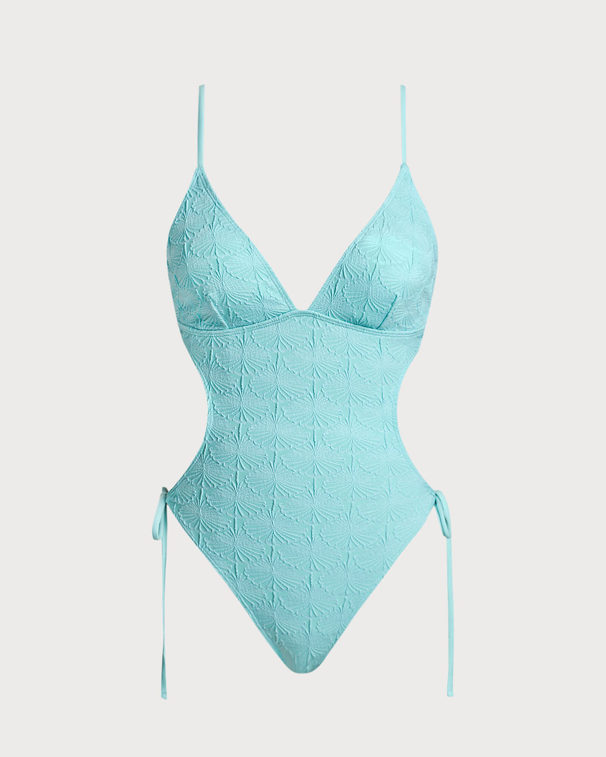 Anna-Berg | Textured Bralette One Piece Swimwear, Women's, Blue