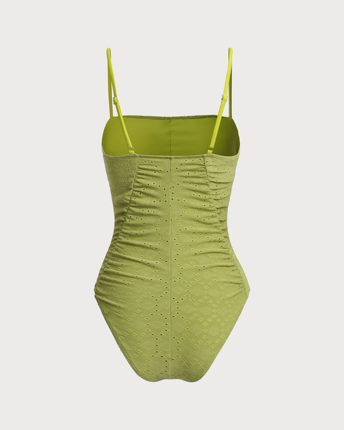 Anna-Berg | Green Jacquard Bralette Swimwear