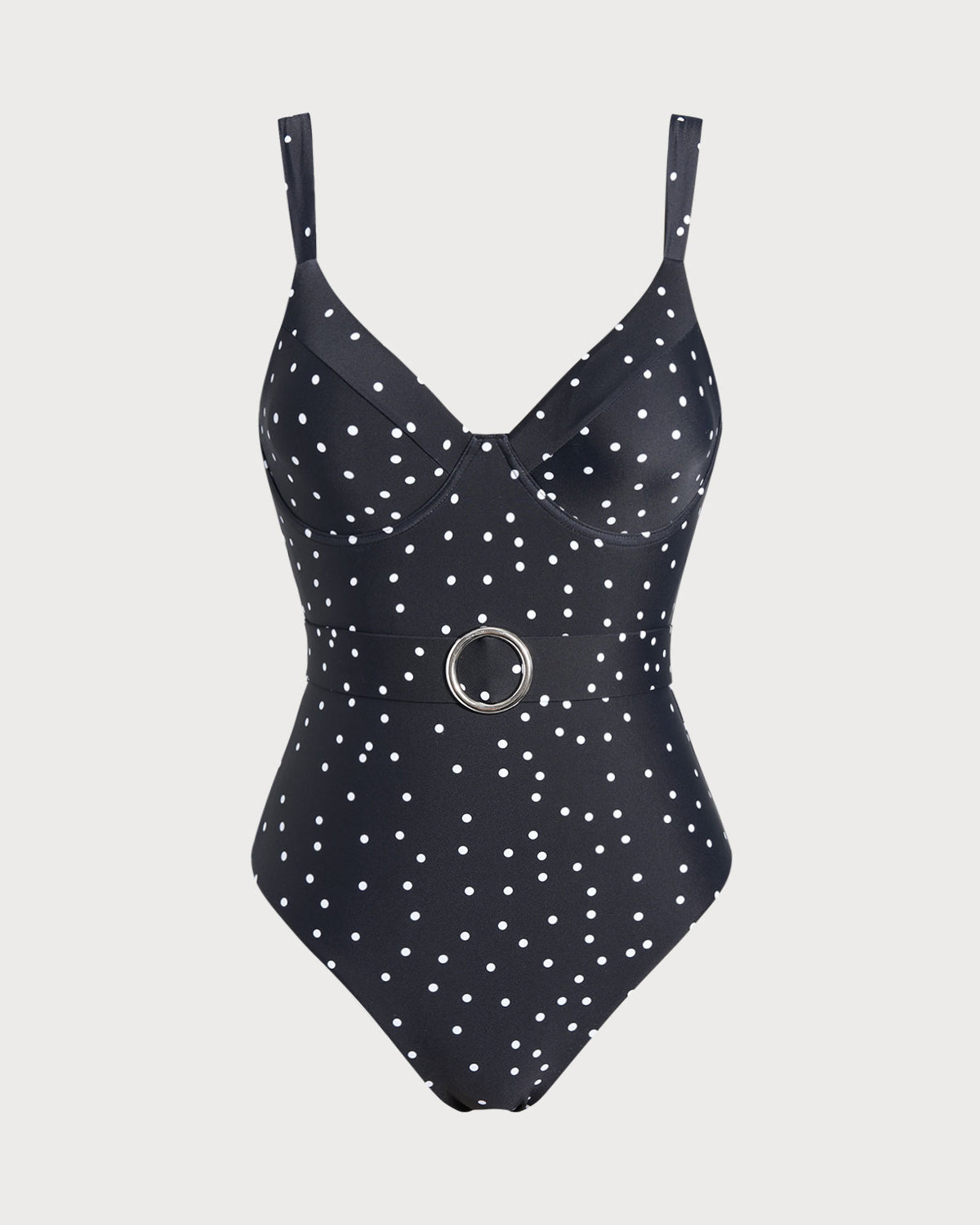 Anna-Berg | One Piece Swimwear for Women, Black Polka Dots