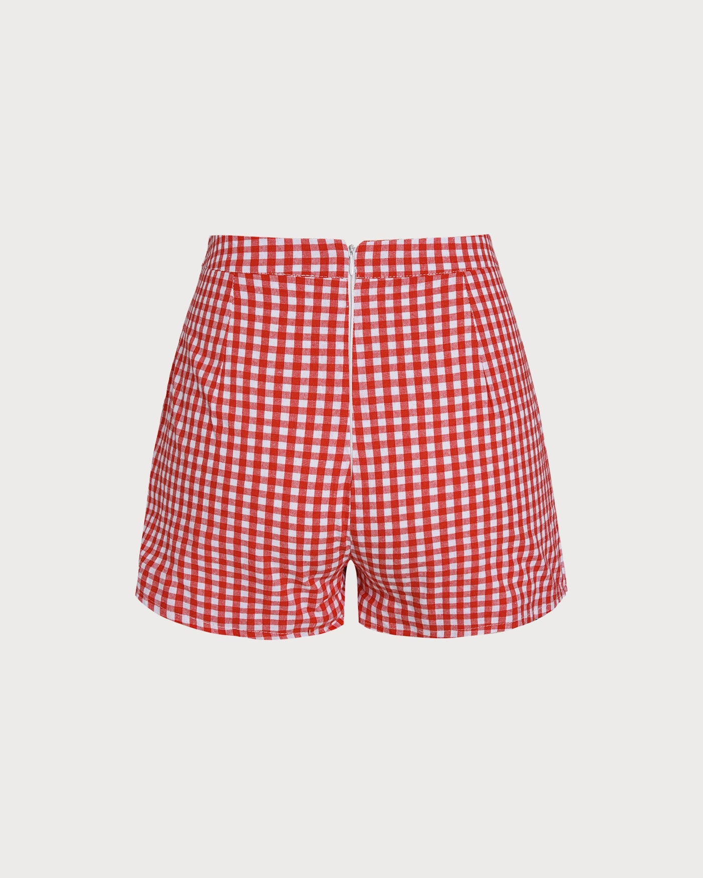 Anna-Berg | Plaid Skort for Women, Red, Casual Fit