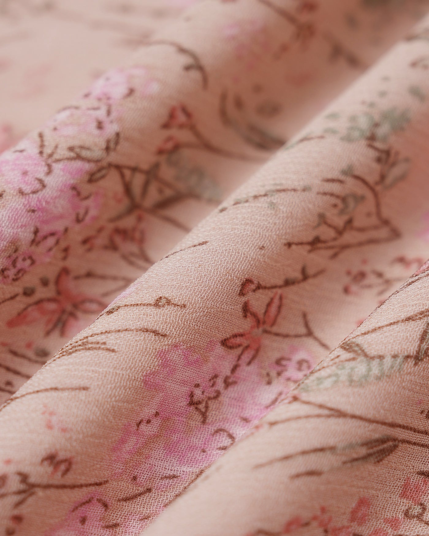 Anna-Berg | Floral Skirt for Women, Elastic Waist, Pink