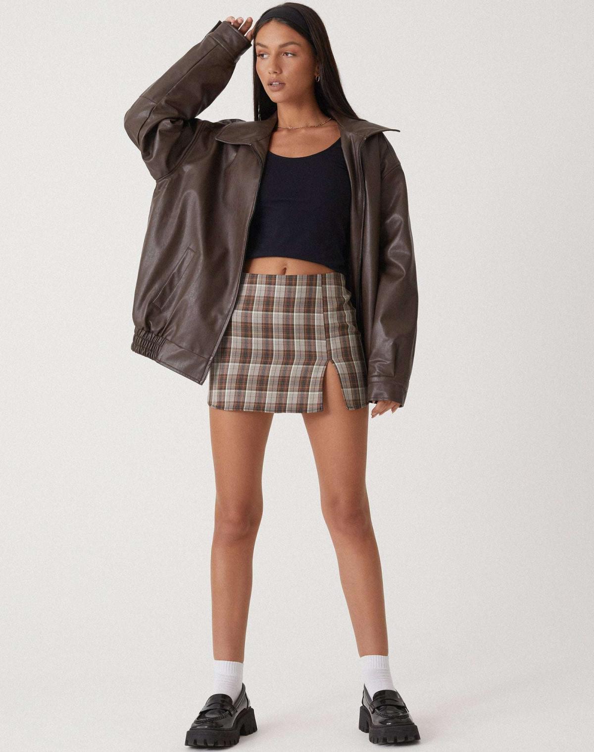 Anna-Berg | Elegant Oversized Leather Jacket for a Modern Look