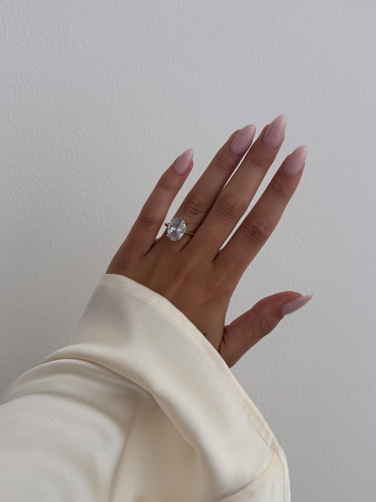 Avianna Oval Zirconia Band Ring