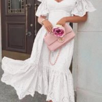 Anna-Berg | Pink Off-Shoulder Dress