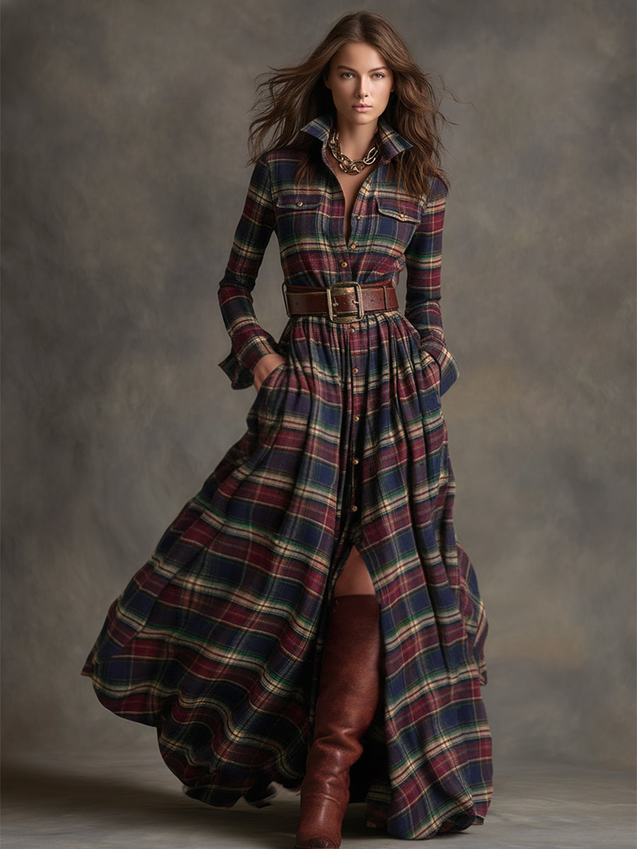 Anna-Berg | Brown Casual Dress