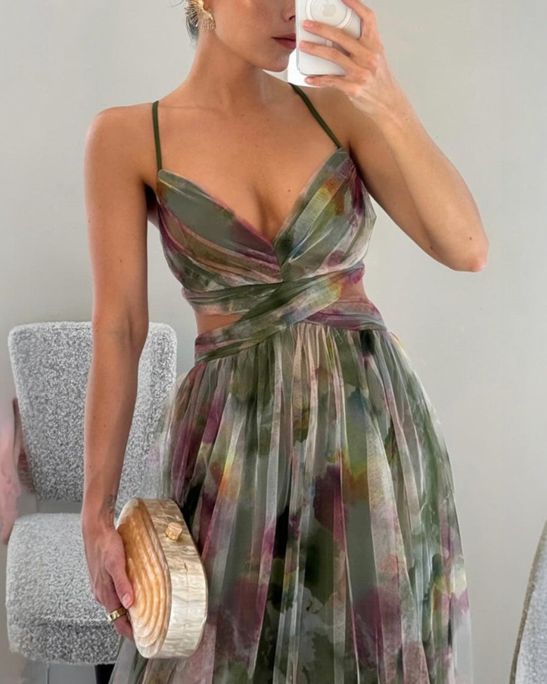 Anna-Berg | Elegant Giselle - Enchanting Maxi Dress With Floral Print