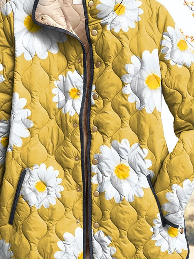 Anna-Berg | Women's Jacket, Daisy Pattern