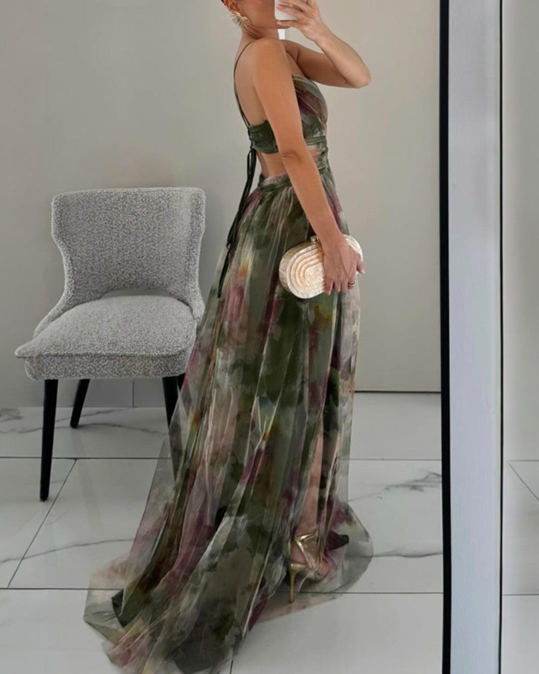 Anna-Berg | Elegant Giselle - Enchanting Maxi Dress With Floral Print