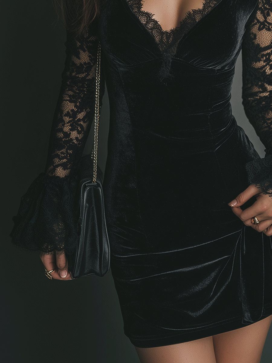 Anna-Berg | Velvet Evening Dress