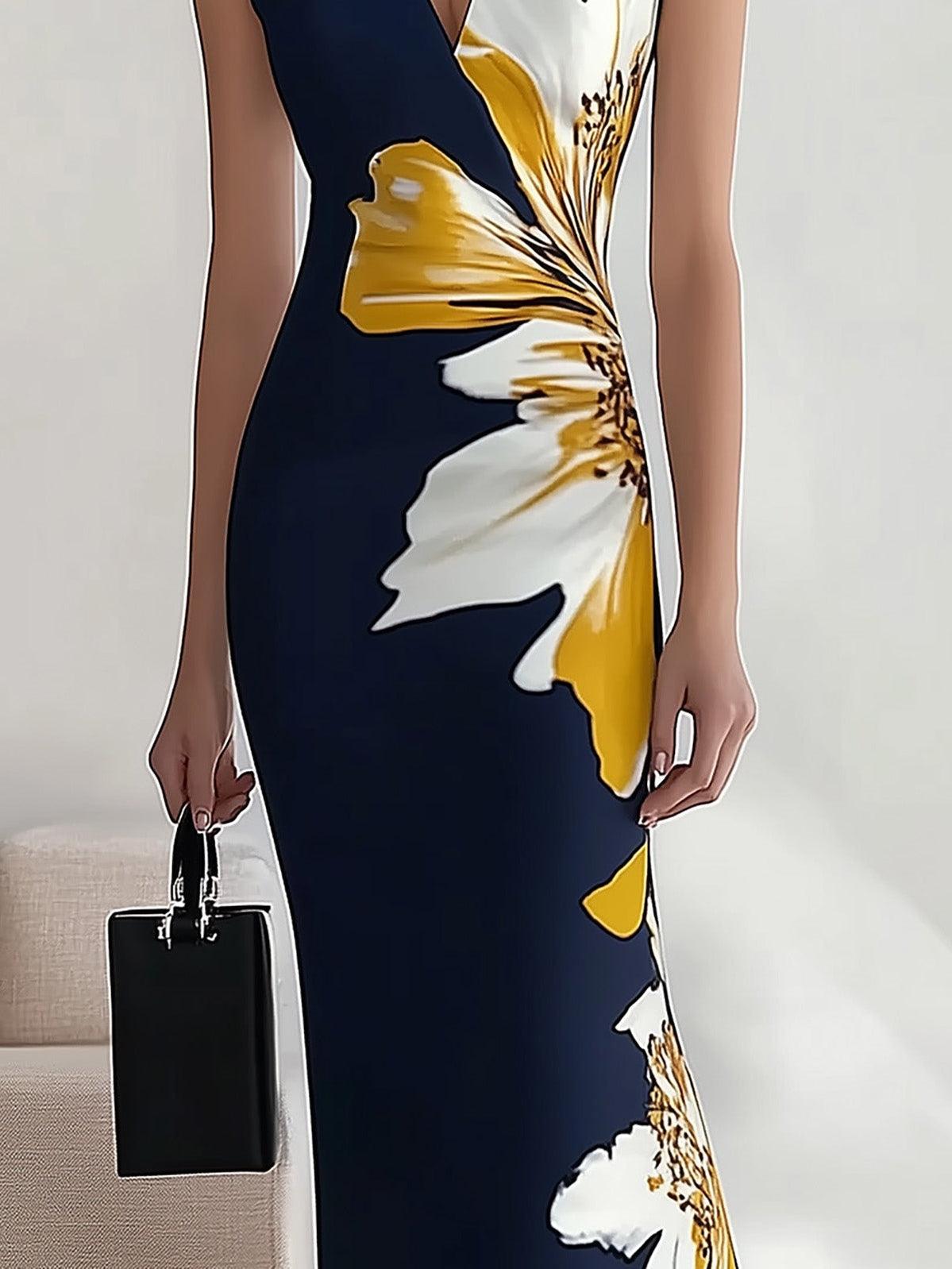 Anna-Berg | Sculpted Glam Elegant Workplace Festival Midi Dress