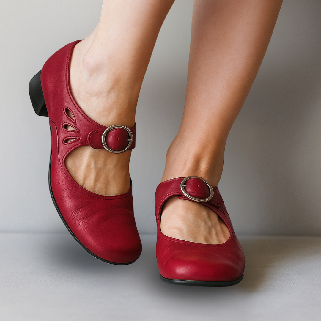 Anna-Berg | Graceful Orthopedic Vegan Leather Sandals Made to Turn Heads