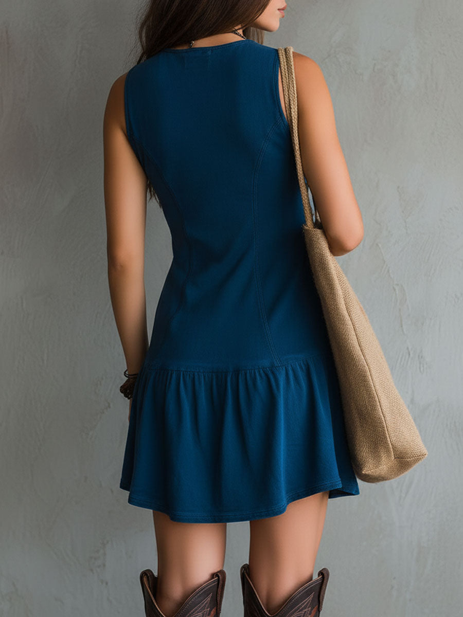 Anna-Berg | Sleeveless Casual Dress