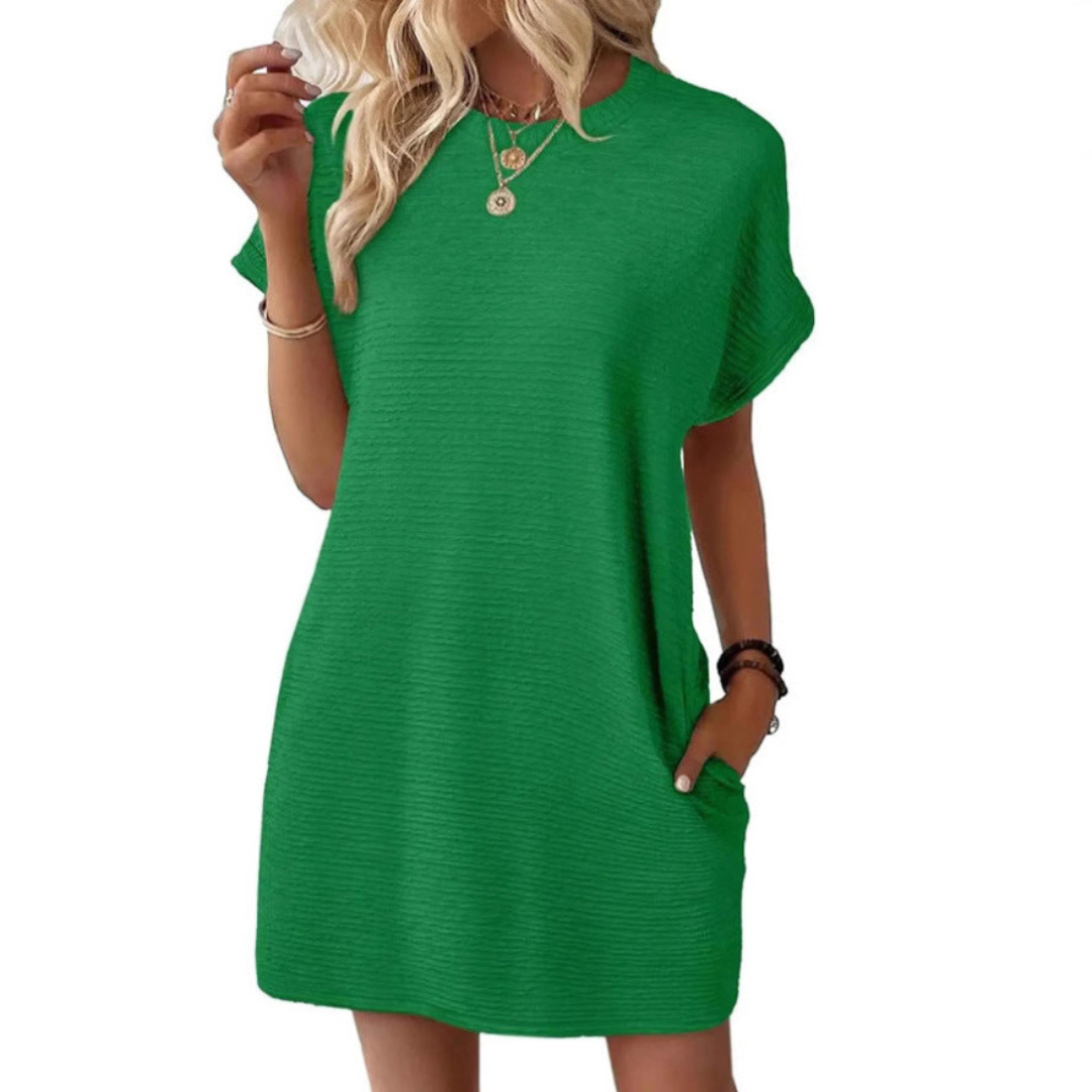 Anna-Berg | Elegant Casual Round Neck Summer Dress