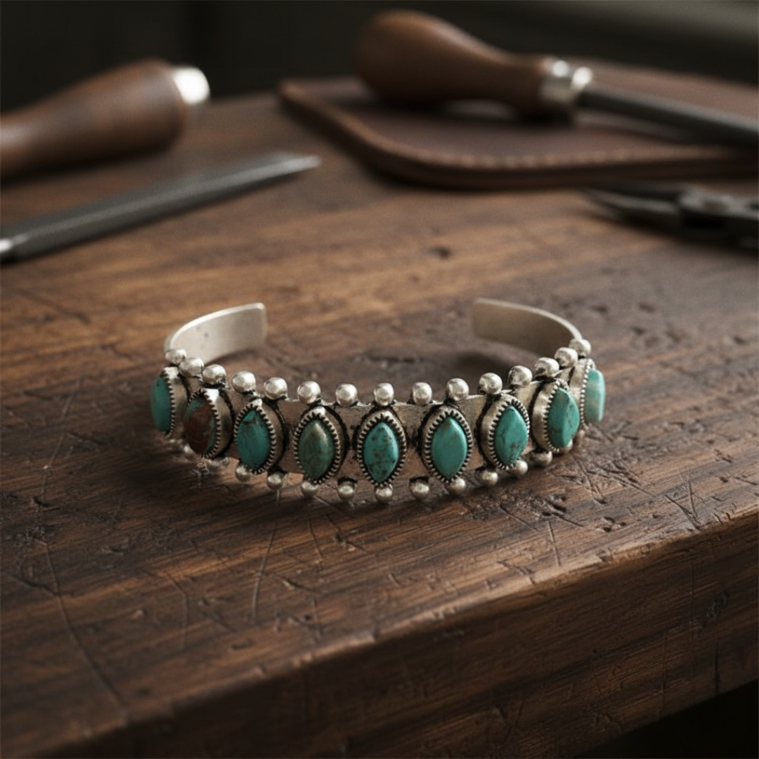 Vintage Turquoise Stone Bracelet
