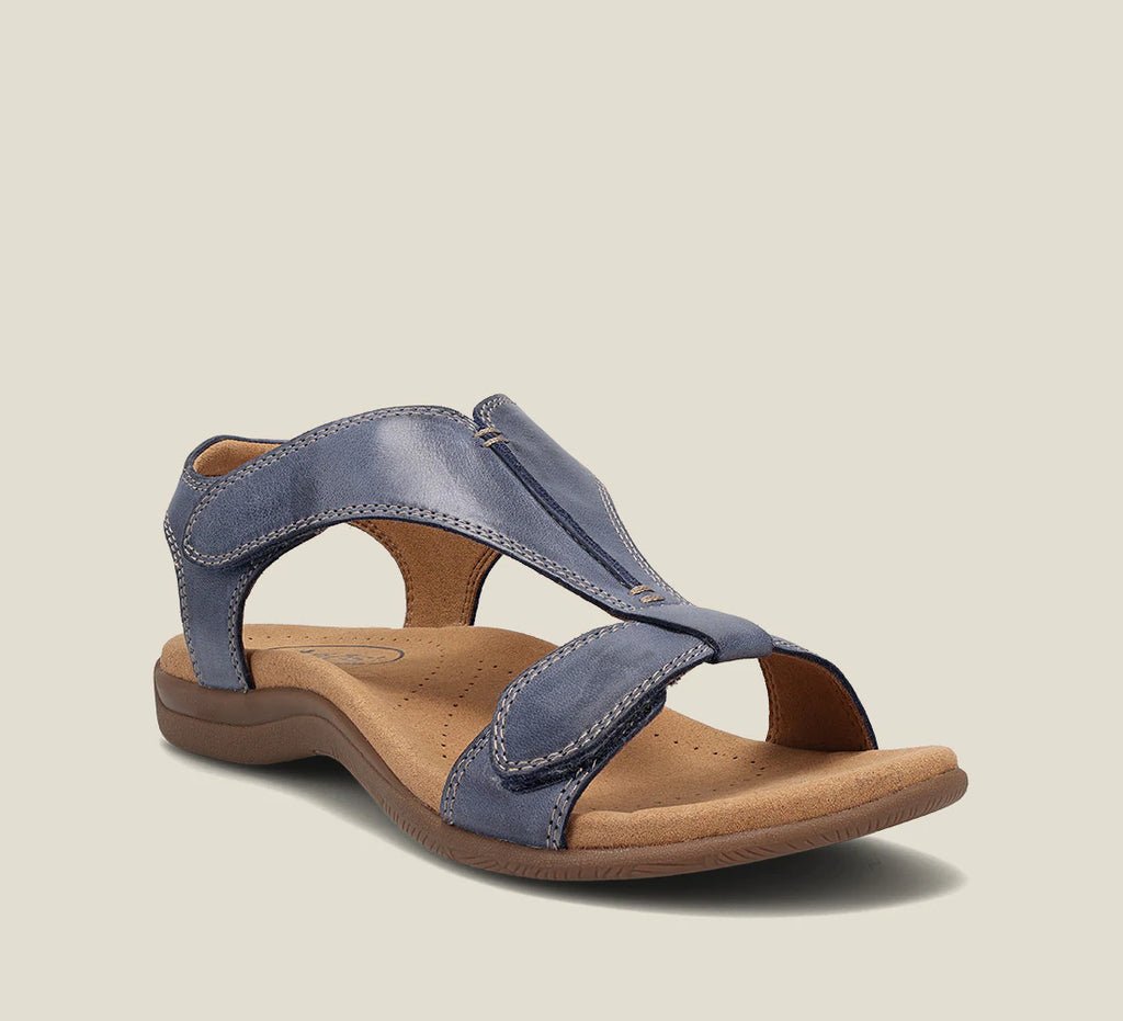 Anna-Berg | Flowing Orthopedic Vegan Leather Sandals Made to Turn Heads