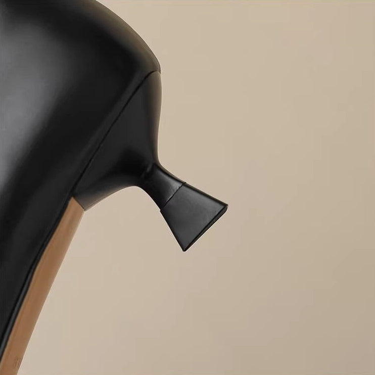Anna-Berg | Elegant Pointed Toe Leather Heels
