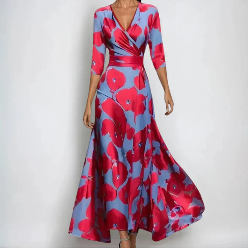 Anna-Berg | Graceful Emily - Luxury Floral Dress for Every Occasion