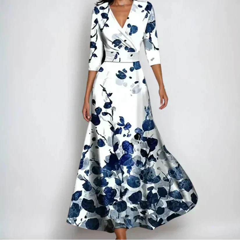 Anna-Berg | Sculpted Luxurious Floral Dress for Every Occasion