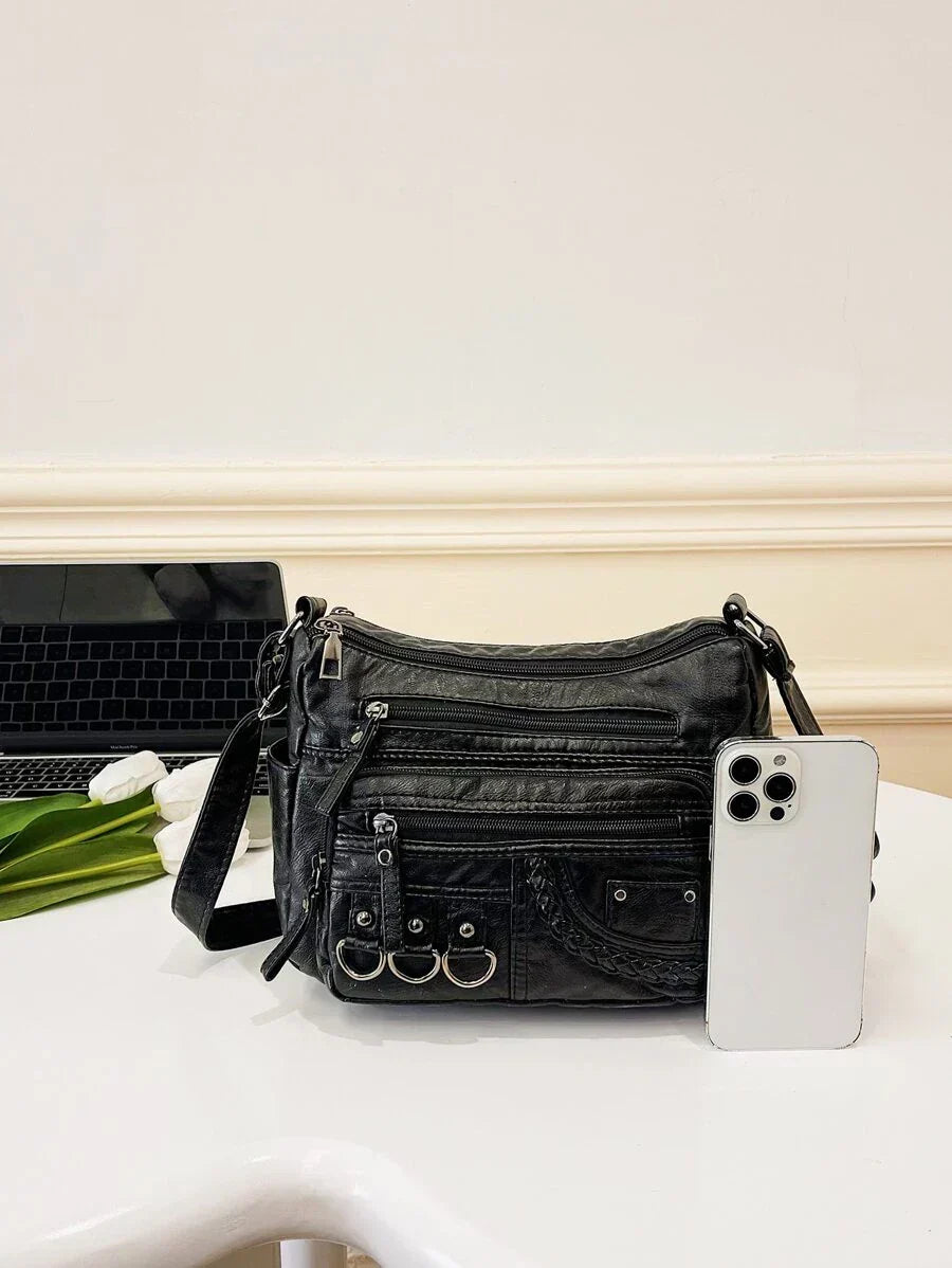 Anna-Berg | Multi-Layer Crossbody Bag
