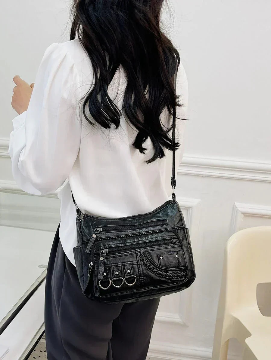 Anna-Berg | Multi-Layer Crossbody Bag