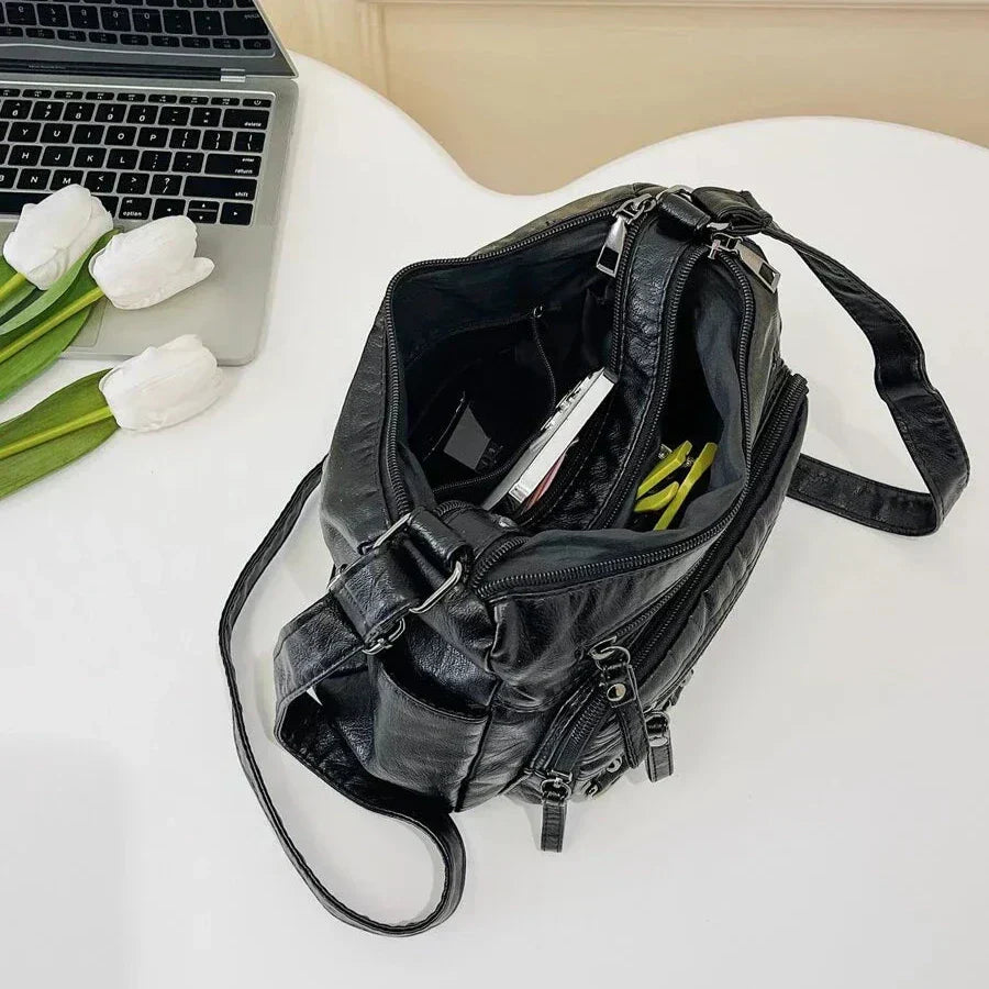 Anna-Berg | Multi-Layer Crossbody Bag