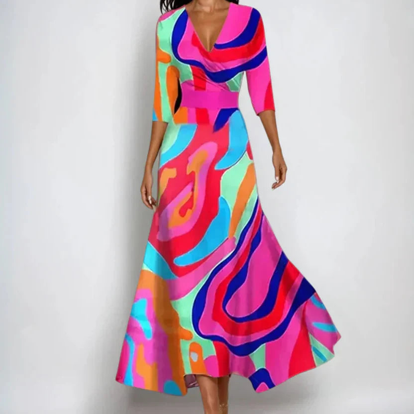 Anna-Berg | Graceful Emily - Luxury Floral Dress for Every Occasion