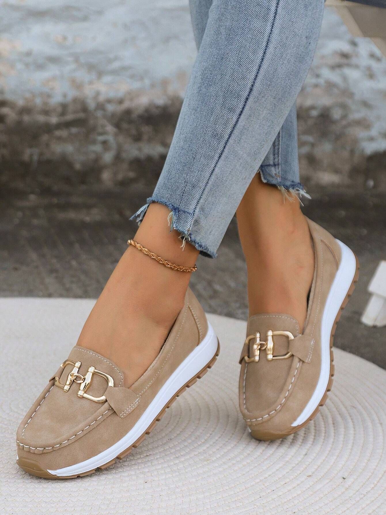 Anna-Berg | Flat Buckle Loafers