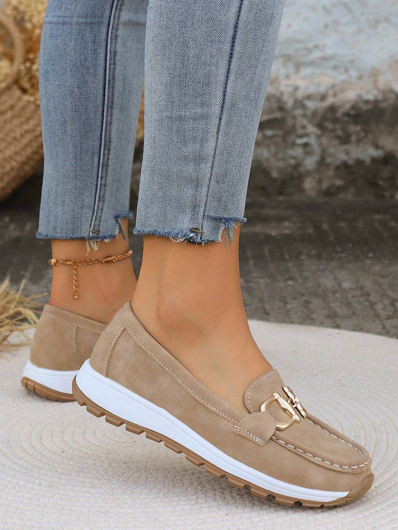 Anna-Berg | Flat Buckle Loafers