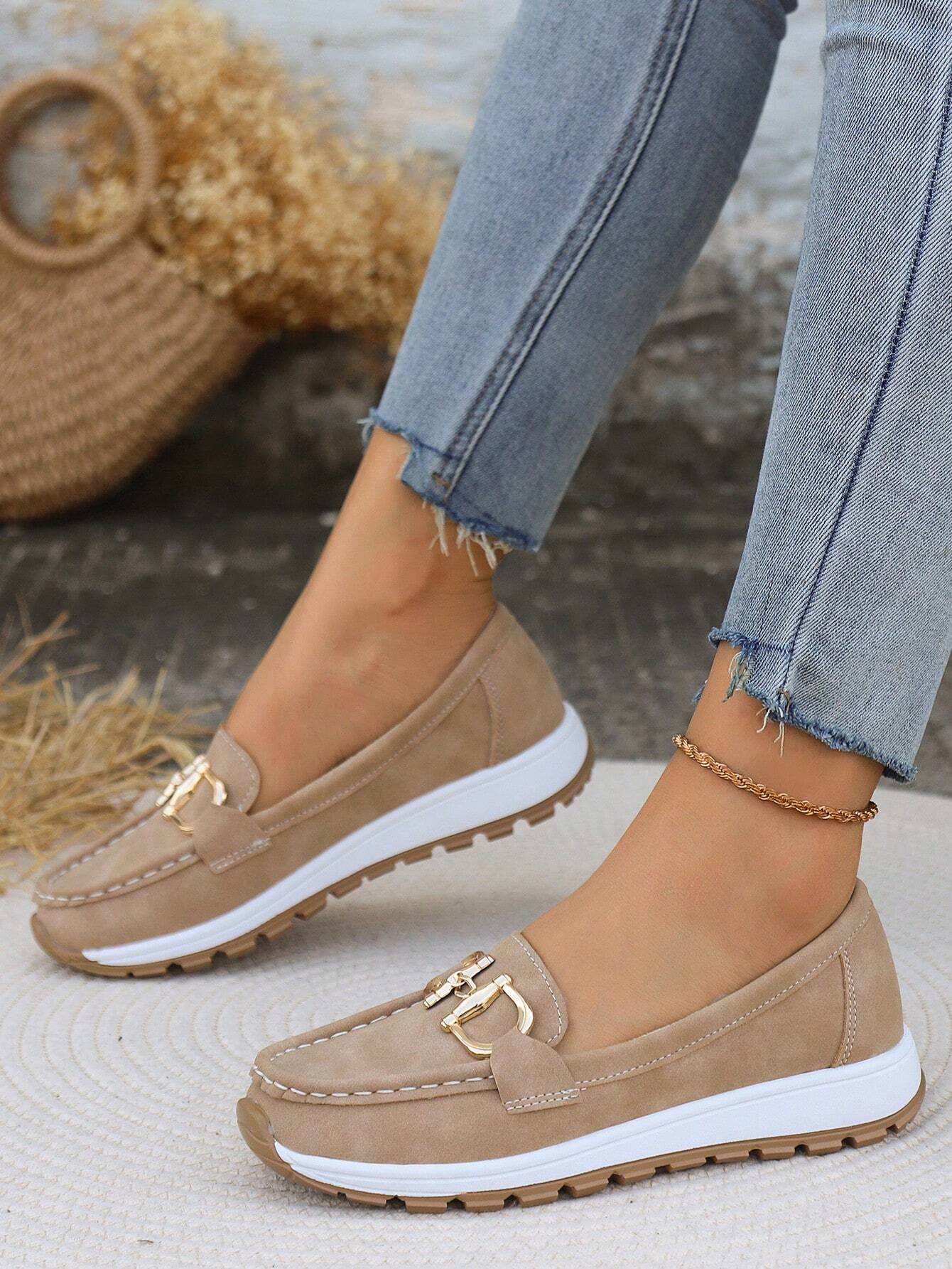 Anna-Berg | Flat Buckle Loafers