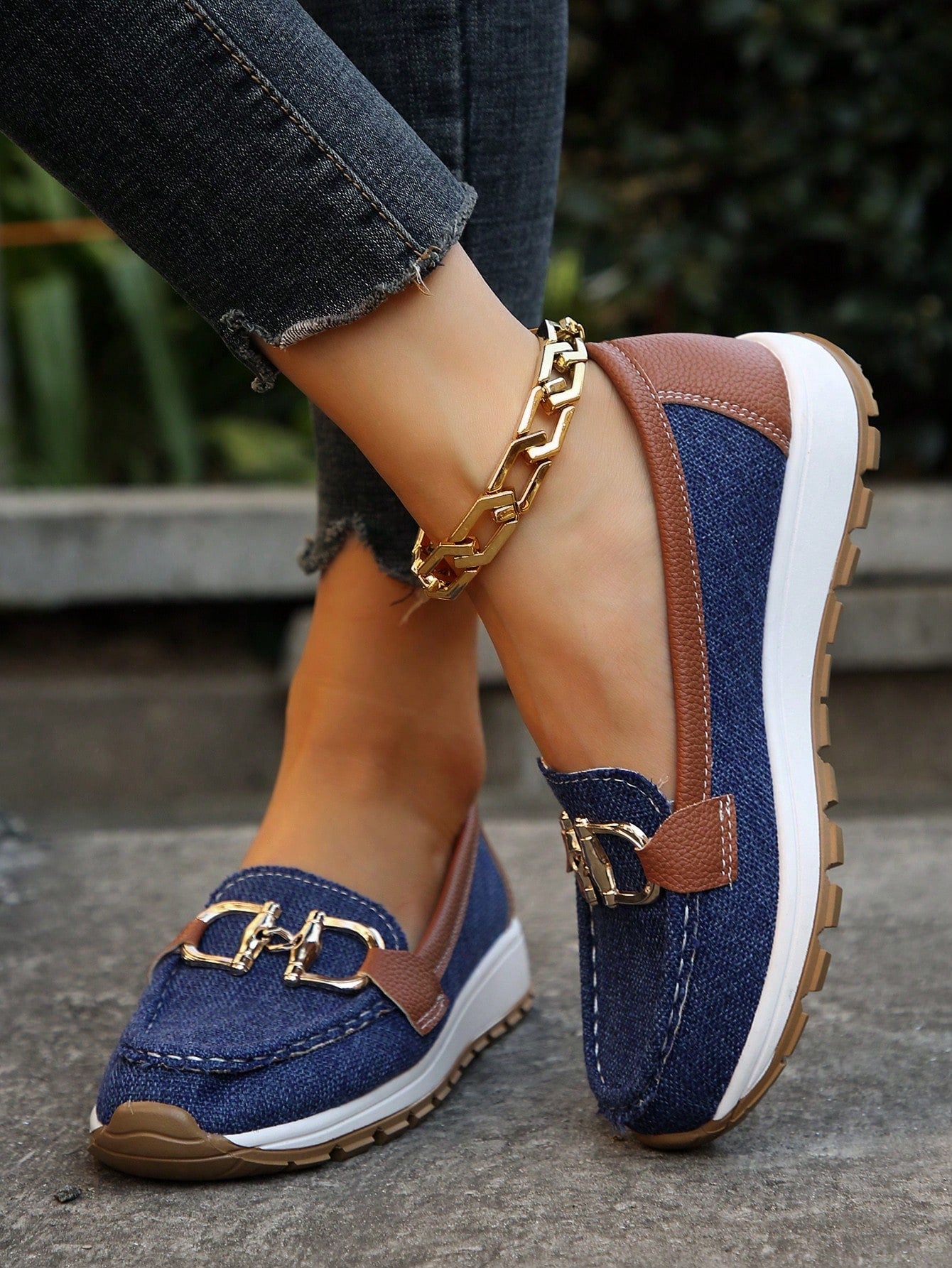 Anna-Berg | Flat Buckle Loafers