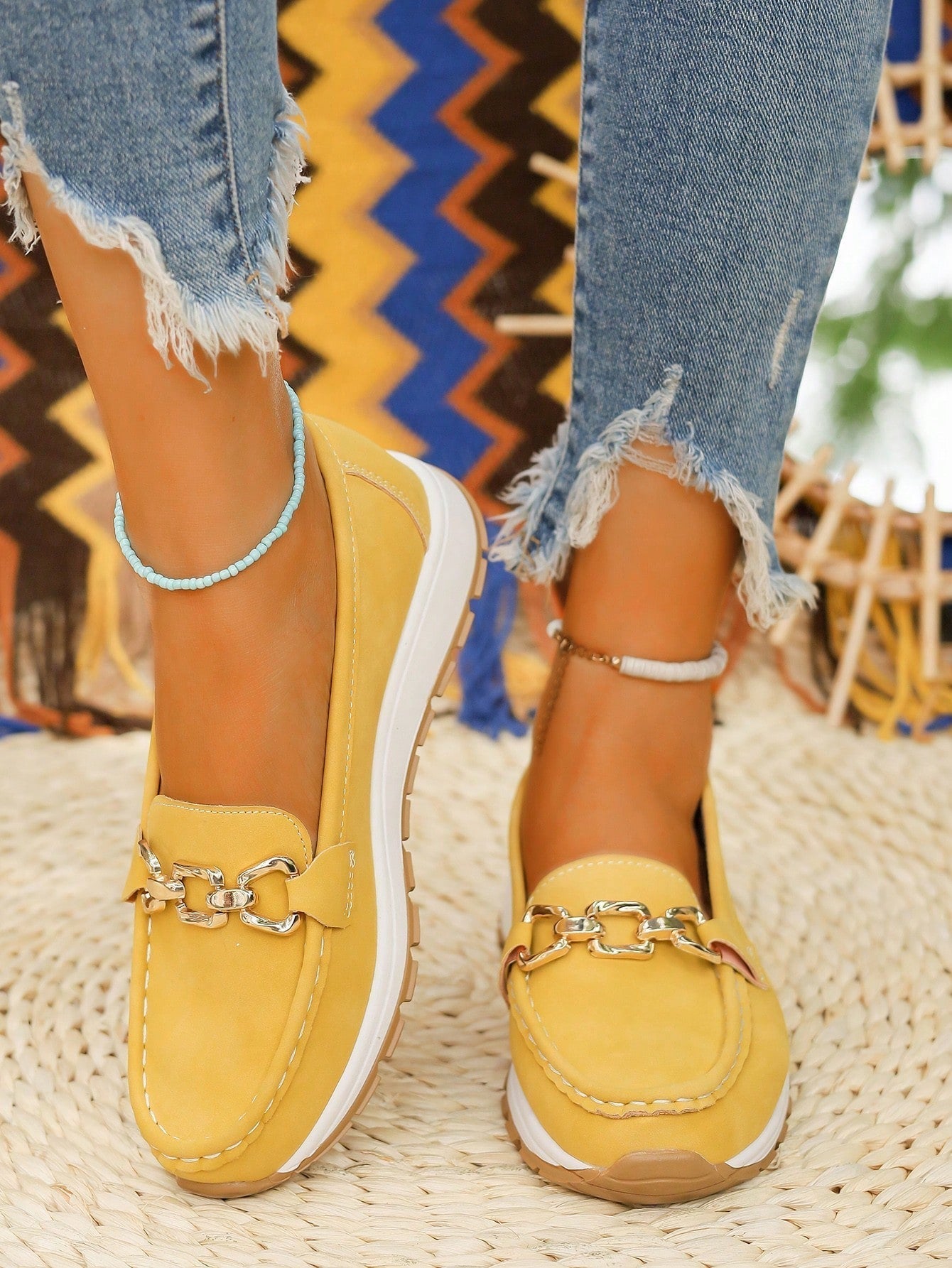 Anna-Berg | Flat Buckle Loafers