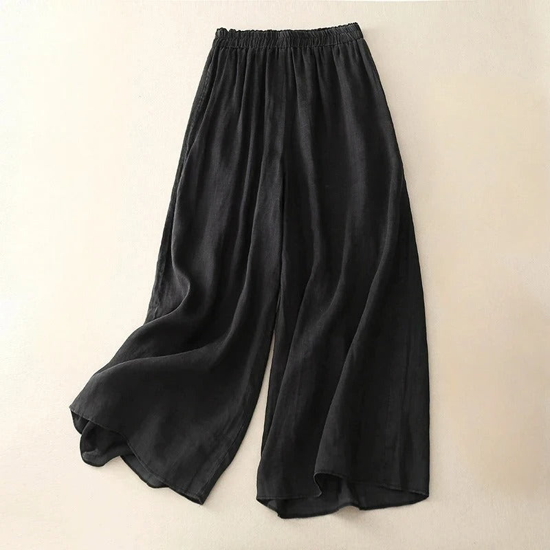 Anna-Berg | Elegant Loose Waistband Pants with a Timeless Finish