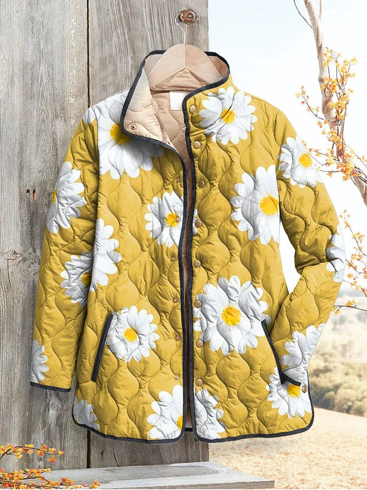 Anna-Berg | Women's Jacket, Daisy Pattern