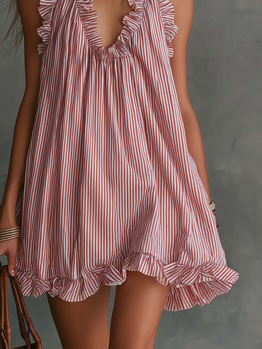 Anna-Berg | V-Neck Casual Dress