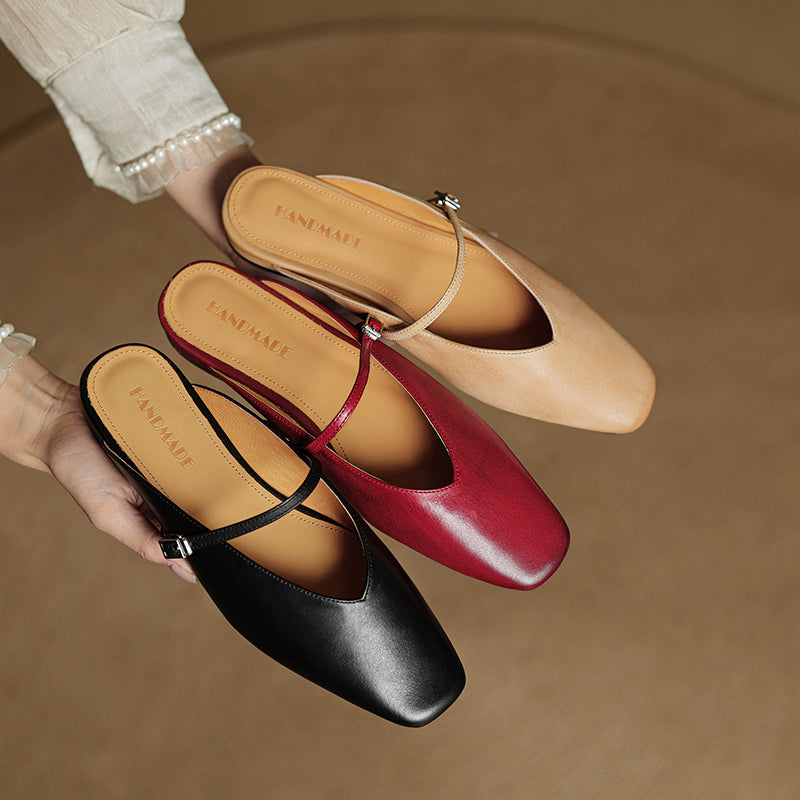 Anna-Berg | Genuine Leather Mules