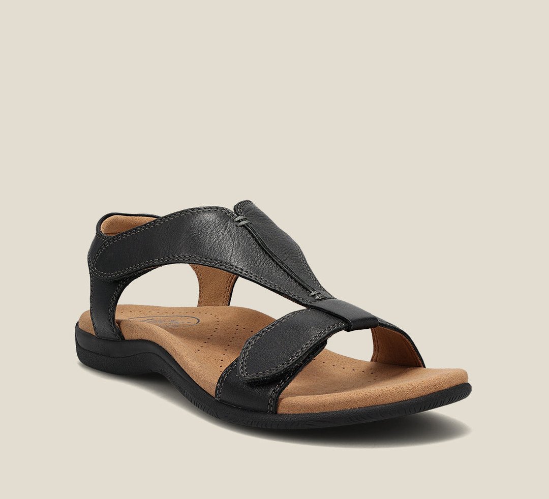Anna-Berg | Flowing Orthopedic Vegan Leather Sandals Made to Turn Heads