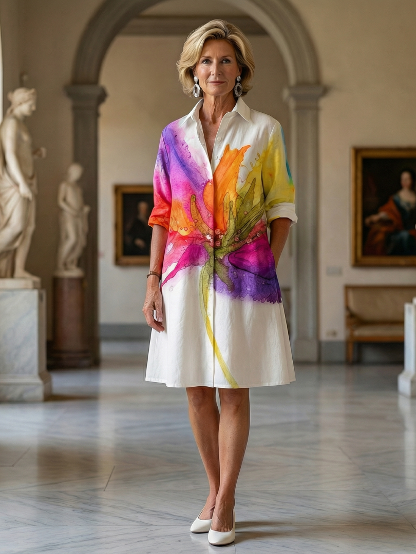 Anna-Berg | Chic Relaxed Floral Dress for Every Occasion