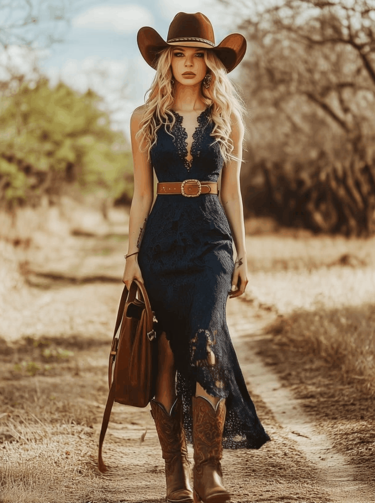 Anna-Berg | Blue Lace Sleeveless Casual Dress