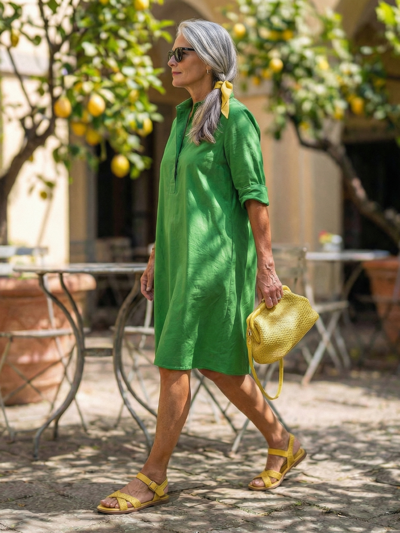 Anna-Berg | Effortless Relaxed Chic Dress for a Polished Look