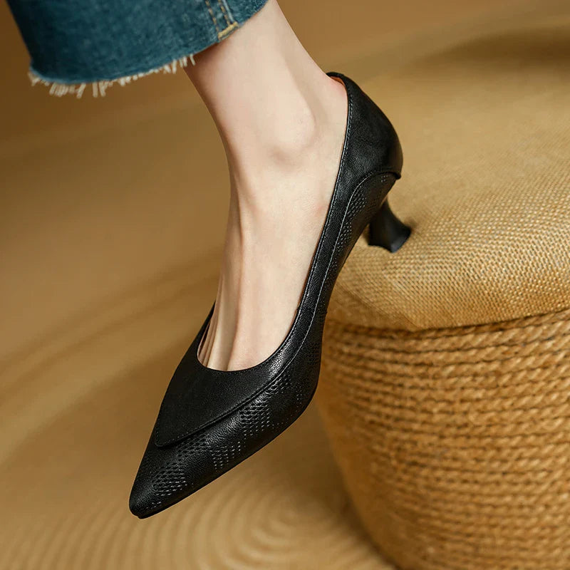 Anna-Berg | Genuine Leather Heels