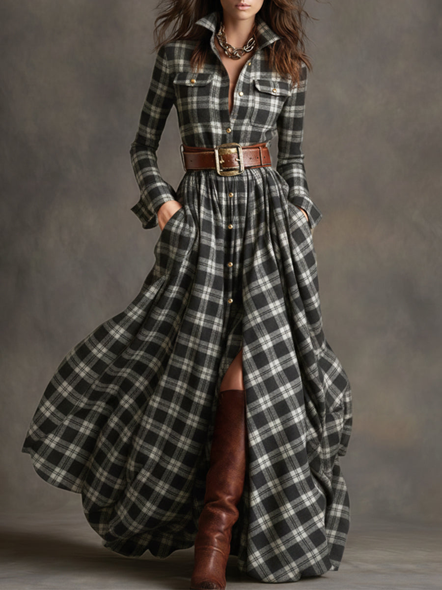 Anna-Berg | Brown Casual Dress